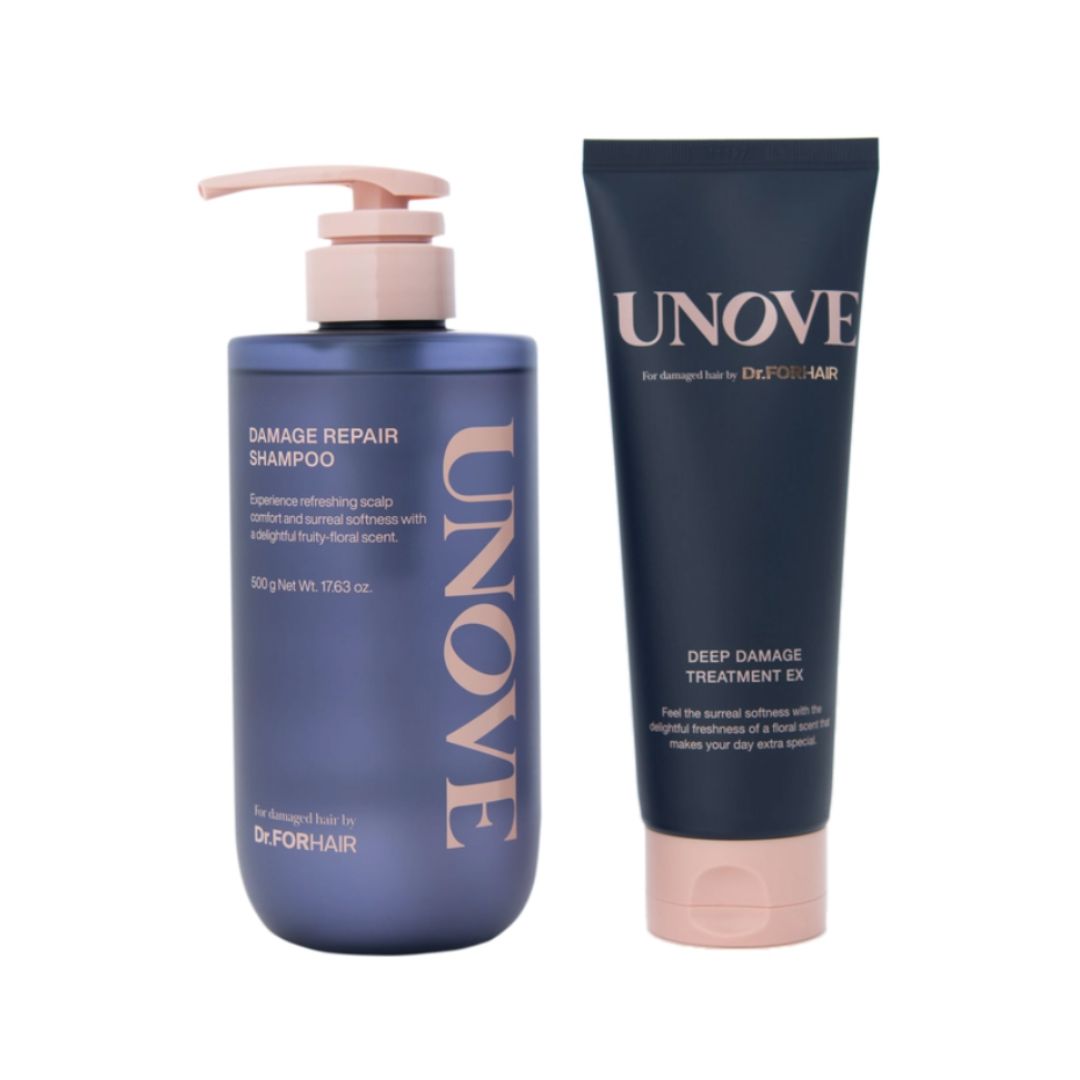 UNOVE Deep Damage Repair Shampoo + Treatment