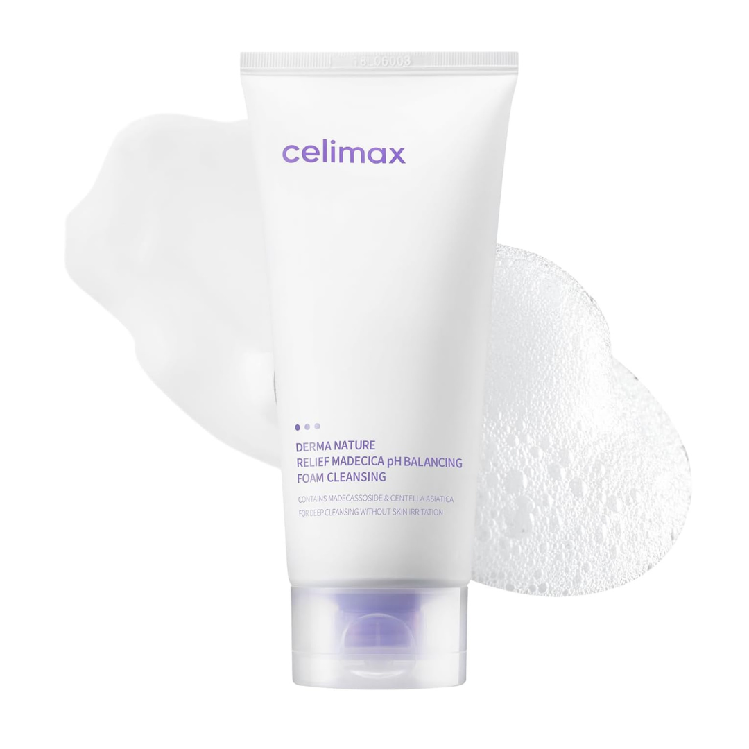 Celimax Derma Nature Relief Madecica pH Balancing Foam Cleansing